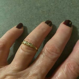 14k anniversary ring. .31! Diamonds